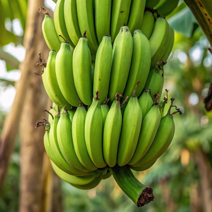 Grüne Banane